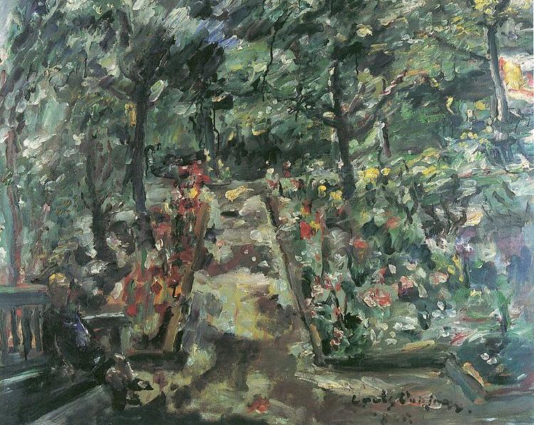 Garten in Berlin-Westend, Lovis Corinth